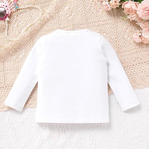 IDOPIP Birthday Girl Outfit for Baby Toddler Girls Birthday Shirt Tutu Skirt Bowknot Headband Cake Smash Photo Shoot 1-6T in Saudi Arabia