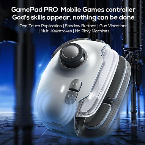 Yunseity Mobile Game Controller Joystick، MB03 Bluetooth الهاتف الخليوي Gamepad Joystick Controller Game Trigger مع تسجيل ماكرو لنظام Android لنظام التشغيل iOS in Saudi Arabia
