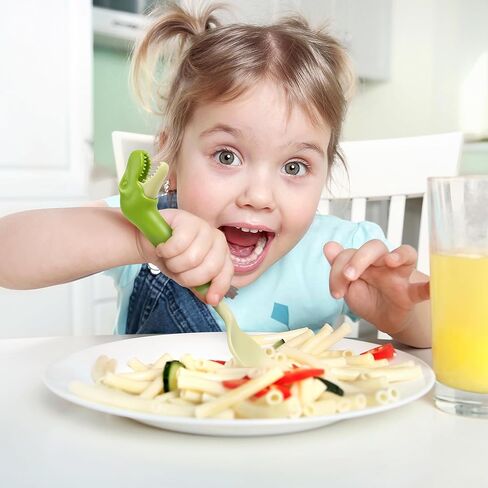 ديناصور Fred MUNCHTIME SPORK T Rex الأصلي، حلول أكل صعب الإرضاء، رسوم متحركة، تصميم تفاعلي، تخزين ممتع أو حشو سلة للأطفال in Kuwait
