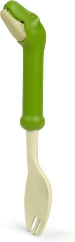 ديناصور Fred MUNCHTIME SPORK T Rex الأصلي، حلول أكل صعب الإرضاء، رسوم متحركة، تصميم تفاعلي، تخزين ممتع أو حشو سلة للأطفال in Kuwait
