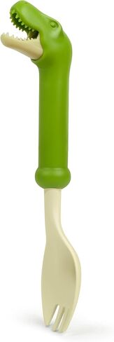 ديناصور Fred MUNCHTIME SPORK T Rex الأصلي، حلول أكل صعب الإرضاء، رسوم متحركة، تصميم تفاعلي، تخزين ممتع أو حشو سلة للأطفال in Kuwait