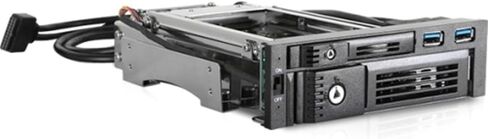 iStarUSA T-5K3525U-SA Trayless 5.25 بوصة إلى 3.5 بوصة و2.5 بوصة SATAIII HDD مع USB 3.0 in Saudi Arabia