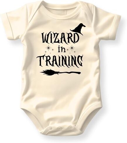 Wizard in Training Baby Bodysuit, Cute Newborn Outfit, Magic Graphic Tee, Funny Wizard Gift in Saudi Arabia