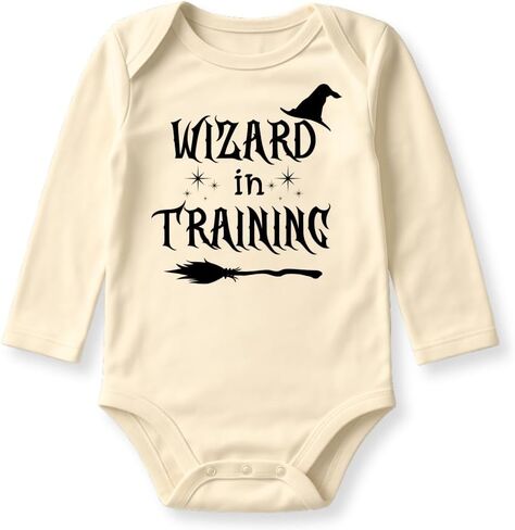 Wizard in Training Baby Bodysuit, Cute Newborn Outfit, Magic Graphic Tee, Funny Wizard Gift in Saudi Arabia