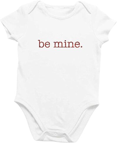 Printique Organic GOTS Certified Baby Onesie Unisex Bodysuit 0-18 months - Valentine's Day in Saudi Arabia