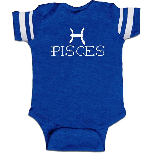 Pisces Zodiac Sign Funny Baby Boy Bodysuit Infant in Saudi Arabia
