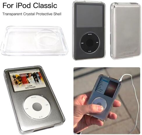 Clear Shockproof Protective Hard Case Cover for iPod Classic 80GB 120GB 160GB in Saudi Arabia