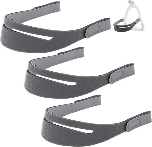 أغطية رأس بديلة N30i/P30i - متوافقة مع أقنعة وسادة الأنف AirFit N30i وP30i، أغطية رأس فائقة النعومة قابلة للتعديل مع شريط لاصق وحلقة معزز لجهاز CPAP (عبوة من قطعتين) in Kuwait
