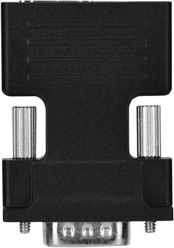 plplaaoo HDMI to VGA Converter Adapter 1080P Ultra Compact HDMI Female to VGA Male with Audio Output for Computer Tablet Monitor Projector Black ABS 5 x 3.4 x 1.2cm in Saudi Arabia