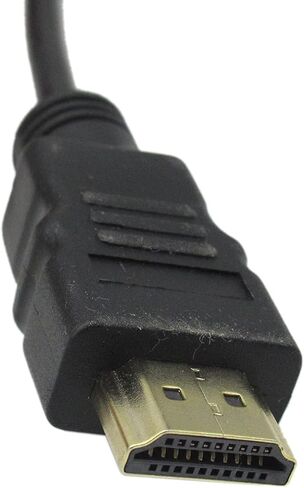 2 قطعة كابل محول HDMI إلى VGA عالي الوضوح 6 أقدام/1.8 متر مطلي بالذهب 1080 بكسل HDMI ذكر إلى VGA ذكر سلك محول فيديو نشط لأجهزة الكمبيوتر المحمول ومشغل DVD وشاشة عرض تلفزيون الكمبيوتر المحمول in Saudi Arabia