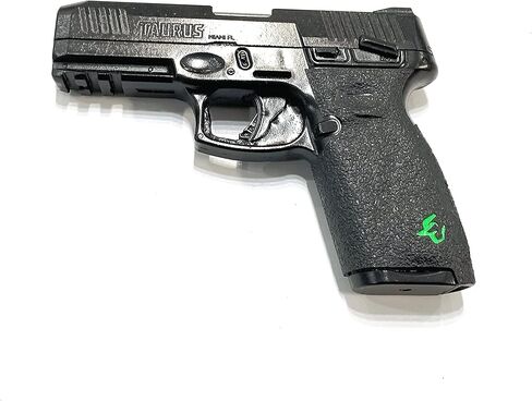 غلاف شريط قبضة المسدس من Handleitgrips متوافق مع Taurus G3، شريط قبضة مسدس لاصق أسود مع إدراجات خضراء، لفافة قبضة المسدس، مملوكة للمحاربين القدامى، صنع في الولايات المتحدة الأمريكية in Kuwait