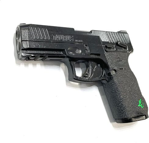 غلاف شريط قبضة المسدس من Handleitgrips متوافق مع Taurus G3، شريط قبضة مسدس لاصق أسود مع إدراجات خضراء، لفافة قبضة المسدس، مملوكة للمحاربين القدامى، صنع في الولايات المتحدة الأمريكية in Kuwait