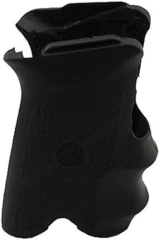 قبضة مطاطية ملفوفة من Hogue لـ Ruger P85 وP89 وP90 وP91 مع أخاديد للأصابع، أسود - 85000 in Saudi Arabia