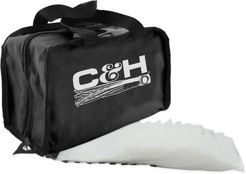 حقيبة C&H Lures King Rig مع 50 كيسًا بالداخل، أسود in Saudi Arabia