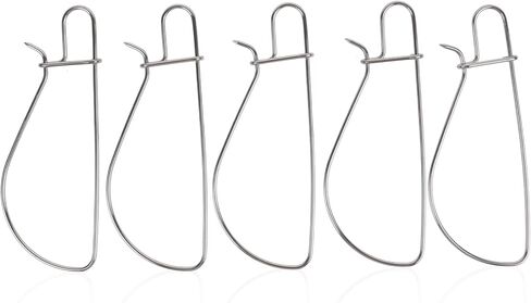 5pcs Stainless Steel Fish Clips Portable Fish for Outdoor Fishing High Strength Locking Buckles with Design for Keeping Alive and Secure in Saudi Arabia