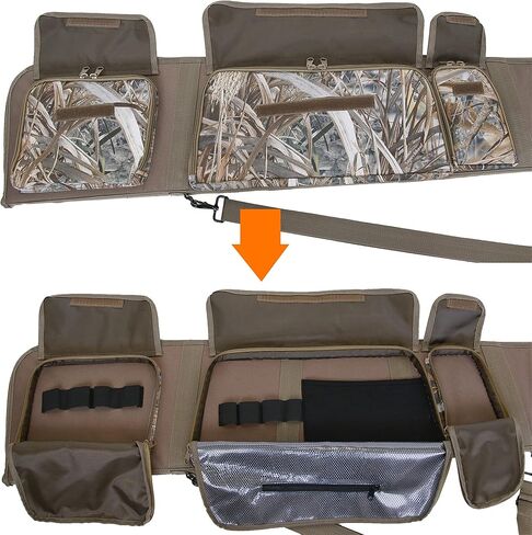 MYDAYS Rifle Case,Hunting Deluxe Scoped Gear Camouflage Soft Shotgun Gun Bag with Zippered Accessory Pocket and Adjustable Shoulder Strap in Kuwait