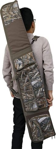 MYDAYS Rifle Case,Hunting Deluxe Scoped Gear Camouflage Soft Shotgun Gun Bag with Zippered Accessory Pocket and Adjustable Shoulder Strap in Kuwait