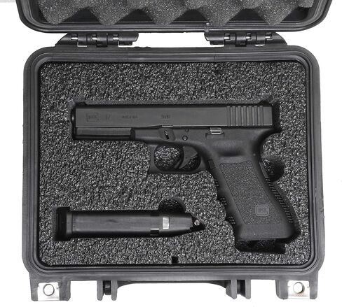 حافظة Case Club تناسب مجلات Glock 17 و3. مقطوع مسبقًا، شديد التحمل، مقاوم للماء (يستوعب البصريات والمرفقات الموجودة أسفل البرميل) in Saudi Arabia