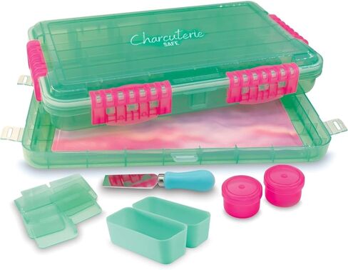 Subsafe charcuterie Safe 2.0 صندوق معالجة مقاوم للماء ، تخزين الوجبات الخفيفة للشاطئ والحفلات ، خالية من BPA ، خضراء البحر الأخضر in Kuwait