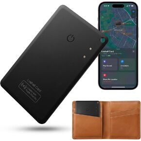 بطاقة تتبع محفظة Air Tag رفيعة للغاية، [معتمدة من Apple MFi]، شحن لاسلكي، متوافقة مع Apple Find My، مثالية لتحديد موقع المفاتيح والمحافظ وجوازات السفر والمزيد، أجهزة iOS فقط، حزمة من قطعة واحدة in Kuwait