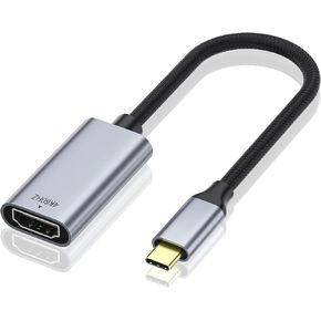 محول USB-C إلى HDMI (4K@60 هرتز) محول HDMI من النوع C إلى HDMI متوافق مع أجهزة MacBook Pro/Air وiPad Pro وiPhone وSamsung Galaxy وDell XPS وThunderbolt 3/4 in Kuwait