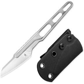 سكين شفرة ثابتة من Kizer Scuttler مع غمد، سكين جيب خفيف الوزن من الفولاذ D2 مقاس 2.05 بوصة، سكين صيد EDC بمقبض D2، سكين بقاء صغير، 1058A1 in Kuwait