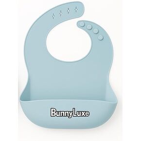 Silicone Baby Bibs – BPA-Free Waterproof, Adjustable Toddler Feeding Bibs Dishwasher Safe Easy Clean in Saudi Arabia