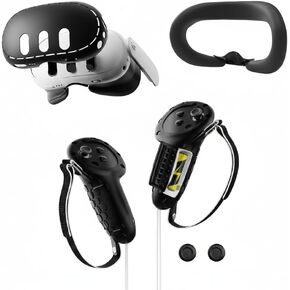 APEXINNO Silicone Cover Set Compatible with Meta Quest 3 Accessories,Face Cover,Controller Grips,Shell Cover,Anti-Leakage Nose Pad,Not for Quest 3S in Saudi Arabia