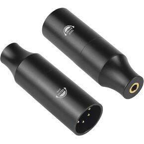 okcsc 4FXLR 4-Pin XLR Male to 4.4mm Female Balanced Audio Adapter，Gold-Plated HiFi Connector Work for Headphone Amps, Portable Music Players & Home Audio Systems, Lossless Sound Quality in Kuwait