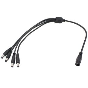 DC Splitter Cable 1 Female to 4 Male, Pure Copper 4 Way 5.5mm x 2.1mm Cable in Kuwait