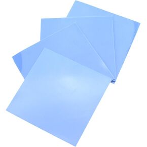 4PCS 100x100mm 0.5/1/1.5/2mm Heat Resistant Silicone Thermal Pad Laptop Cooling Pad Suitable for Electronic Electrical Product Control Board in Kuwait