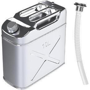 علبة تخزين مياه من الفولاذ المقاوم للصدأ سعة 1.32 جالون 304، مع نظام صنبور/فوهة مرن وتكوين أمان لصمام تخفيف الضغط، وتخزين الطوارئ للتخييم، في المنزل وخارجه in Kuwait