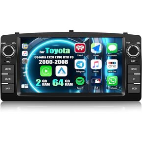 Stereo Sixwin Android Car لـ Toyota Corolla 2009-2013 مع الشاشة اللاسلكية Android Auto 2G+32G 26UI 9 بوصة شاشة تعمل باللمس in Kuwait