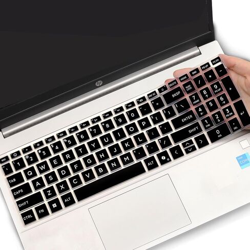 غطاء لوحة المفاتيح لجهاز HP OmniBook 5 AI 16 بوصة 16-ag 16z-ag100 16-af 16-ba 16-bc 16z-bc100 16-af1037nr 16-bc1047nr 16 بوصة واقي لوحة مفاتيح الكمبيوتر المحمول - شفاف in Kuwait