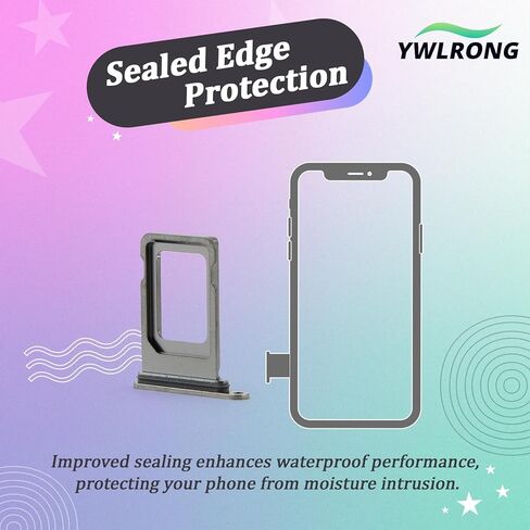 قطعتان من صينية بطاقة SIM لهاتف iPhone 12 Pro/12 Pro Max بديل حامل فتحة بطاقة SIM لهاتف iPhone 12 Pro/12 Pro Max مع دبوس إخراج مفتوح (أزرق) in Kuwait