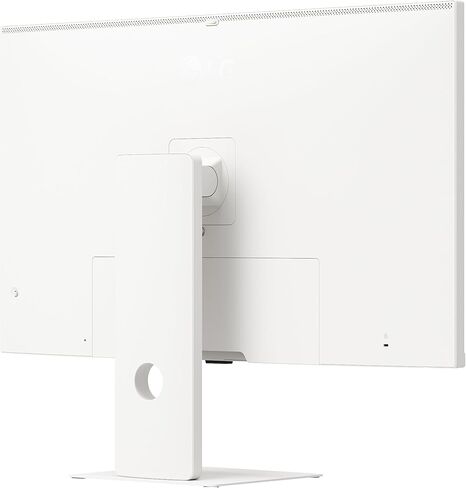 LG 37U730SA-W شاشة كمبيوتر 37 بوصة ذكية 4K UHD (3840 x 2160) IPS، 60 هرتز، HDR10، webOS، مكبر صوت مدمج، Airplay 2، مشاركة الشاشة، HDMI، USB Type-C PW 65W، حامل قابل للإمالة/الارتفاع/الدوران، أبيض in Kuwait