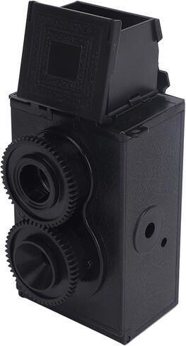 Vikye 35mm Film Camera DIY Kit, Vintage Camera with Waist Level Viewfinder and Dual Lens for Building and Photography Black White Photos in Saudi Arabia