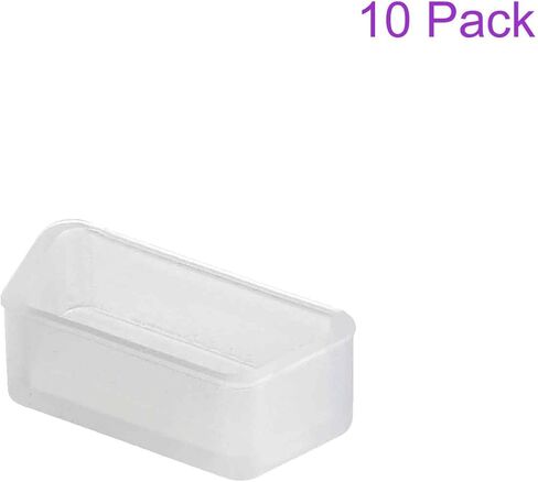 DMiotech 10 عبوات 15 × 7 مم VGA غطاء حماية من السيليكون لمنفذ الغبار مقابس مضادة للغبار لـ DB9، RS232، شفاف in Kuwait