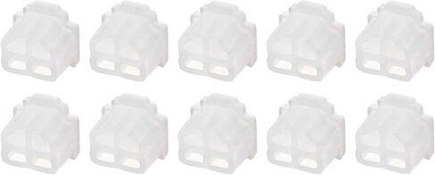 DMiotech 10 Pack 12x8.3mm RJ45 Silicone Ethernet Hub Port Anti-Dust Plugs Protector Stopper Cap Cover, Clear in Saudi Arabia