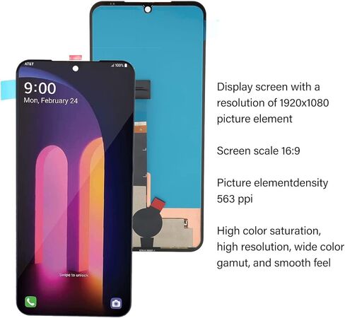 Ejoyous Screen Replacement for, 6.8 Inch V600TM Multitouch LCD Display Panel Glass Digitizer Touch Screen Assembly Repair Kit in Saudi Arabia