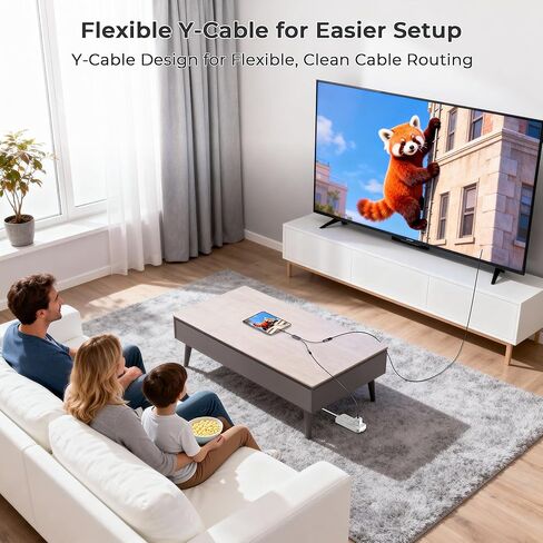محول Basesailor USB C إلى HDMI، من النوع C إلى 4K HDMI مع محول متعدد المنافذ لشاحن PD 100 واط، متوافق مع Nintendo Switch، Steam Deck، iPhone 17 16 15، MacBook، iPad، Samsung S25 وأجهزة وضع العرض in Kuwait