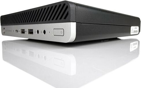 HP EliteDesk Mini 705 G4, Ryzen 5 2400GE (> i7-7700T), 16GB RAM, 256GB NVME SSD, Refurb Desktop PC w/ 1-Year Warranty, 2X Display Port, RJ-45 Ethernet, Windows 11 Pro, USB-C, 6X USB-A & VESA Mount in Saudi Arabia