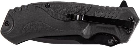 Smith & Wesson M&P M2.0 8.07in S.S. Ultra-Glide Folding Knife with 3.5in Drop Point Blade and Rubber Handle for Outdoor, Tactical, Survival and EDC, Multicolor,Black in Saudi Arabia