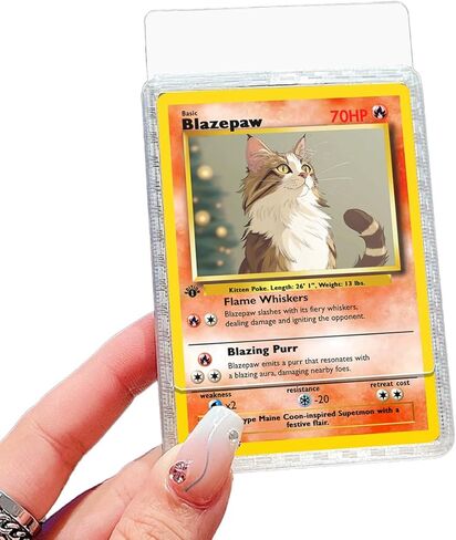 Magnetic TCG/Photo Display Sleeves Holder Transparent Card Holder Designed for MagSafe Compatible with iPhone Device - Crystal Clear (Rightward Slide, Clear, No Phone case) in Saudi Arabia