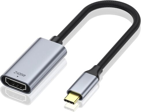 محول USB-C إلى HDMI (4K@60 هرتز) محول HDMI من النوع C إلى HDMI متوافق مع أجهزة MacBook Pro/Air وiPad Pro وiPhone وSamsung Galaxy وDell XPS وThunderbolt 3/4 in Kuwait