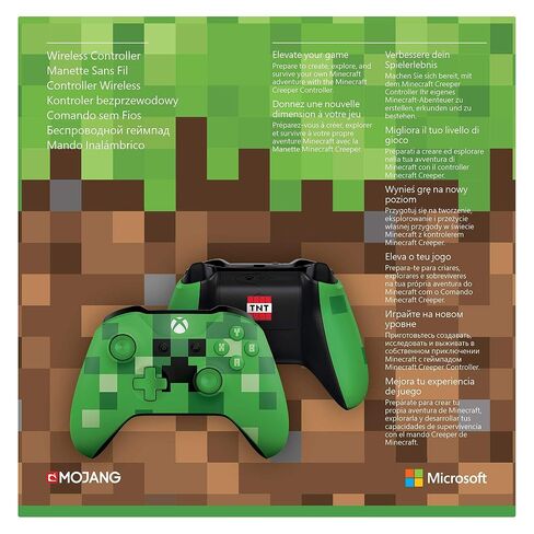 Xbox Wireless Controller/ PC Computer - Minecraft Creeper Green Special Limited Edition (Renewed) in Kuwait