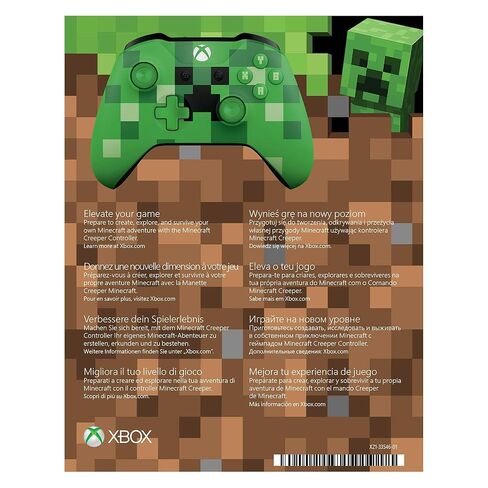 Xbox Wireless Controller/ PC Computer - Minecraft Creeper Green Special Limited Edition (Renewed) in Kuwait