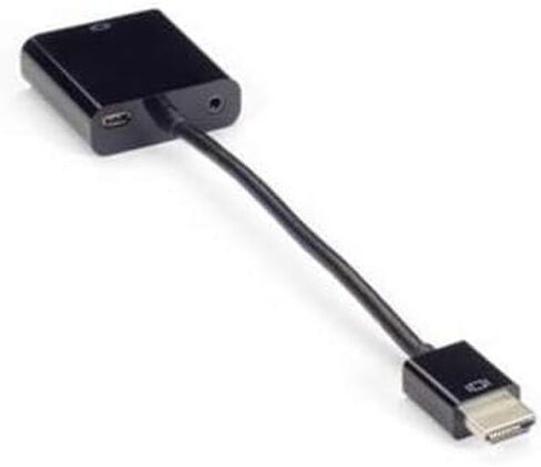 محول VA-HDMI-VGA-R2 HDMI إلى VGA مع دعم الصوت، ذكر إلى أنثى، دقة Full HD 1080p، منفذ طاقة Micro USB in Kuwait