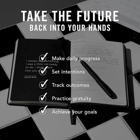 MI GOALS مخطط الانتشار الأسبوعي 2026 | مجلة تحديد الأهداف المؤرخة للامتنان والتقدم وتتبع العادات مع ملاحظات مبطنة | تخطيط من أسبوع إلى صفحتين، A5 (العنصر الأزرق) in Kuwait