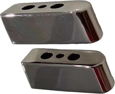 2X Polished Chrome-Plated 1911 Magazine Base Pads Fits All Kim Pro Tac-Mag Full Size .45 ACP 8-Round Magazines in Saudi Arabia